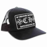 Chrome Hearts Ch Hollywood Trucker Hat Black
